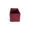 John Louis Home Half Rectangle Fabric Storage Bin, Tweed, Burgandy, 11 in W BIN-HR-T04 - alternate 4